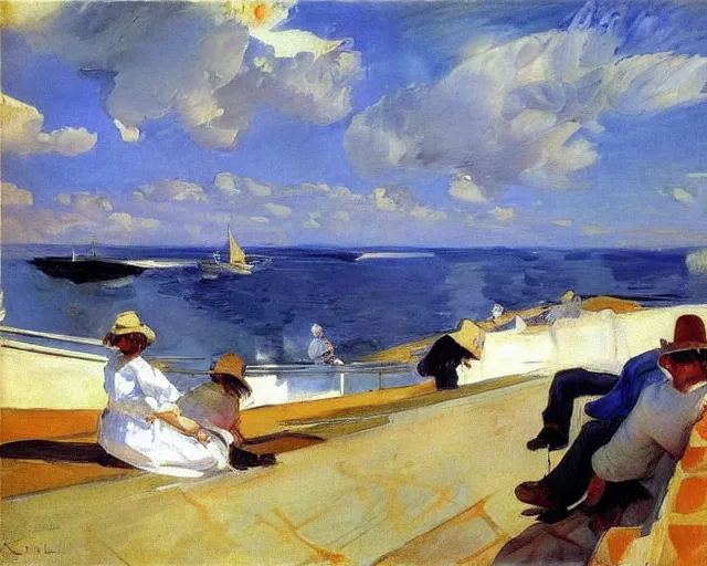 Image similar to joaquan sorolla