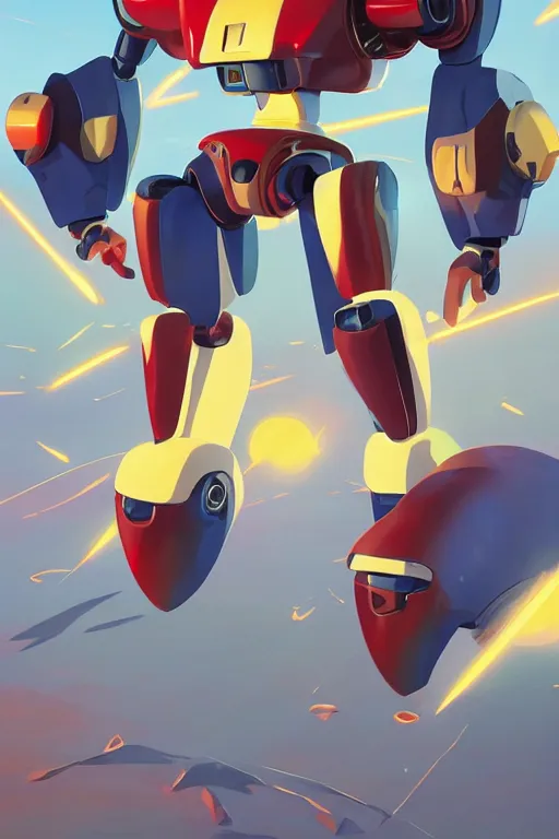 Image similar to metabots medabots medarotto medarot robot minimalist comics, behance hd by jesper ejsing, by rhads, makoto shinkai and lois van baarle, ilya kuvshinov, rossdraws global illumination ray tracing hdr radiating a glowing aura