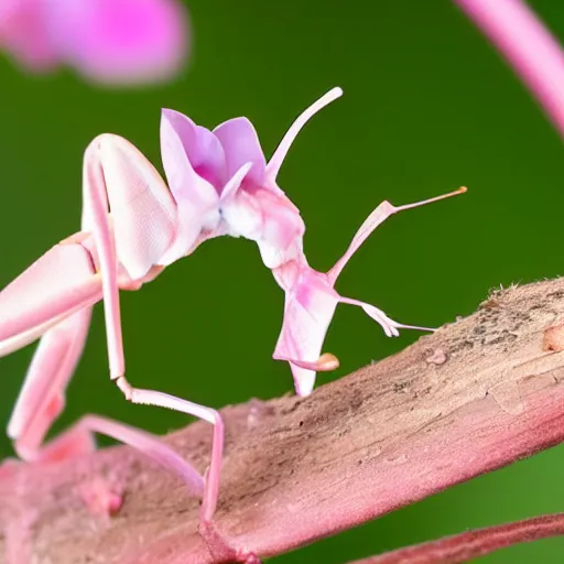 Image similar to an orchid mantis