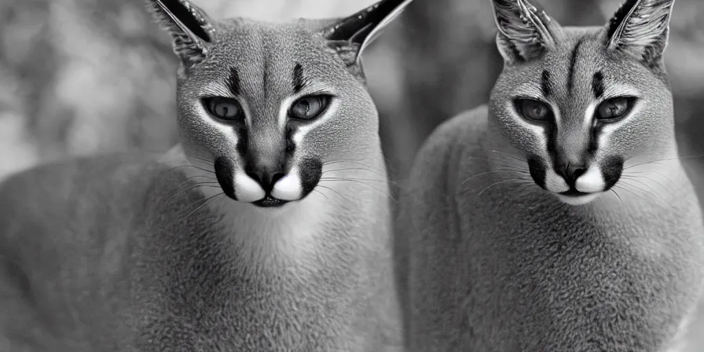 Prompt: caracal in a tuxedo, awarding winning photo, incredible detail, sony 3 5 mm lens