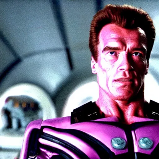 Image similar to psionic Arnold Schwarzenegger, Total Recall style