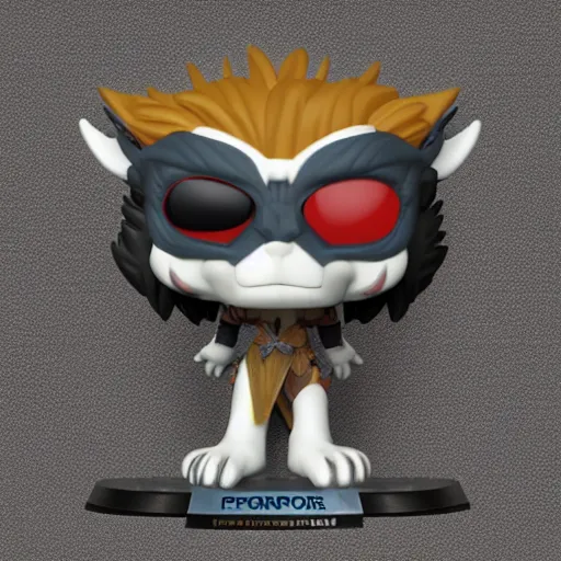 Prompt: fenrir funko pop