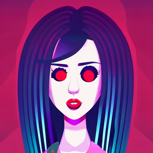 Image similar to a 2 d character design, vector art, female singer, digital art, portrait, 4 k, 8 k, sharp focus, smooth, illustration, concept art