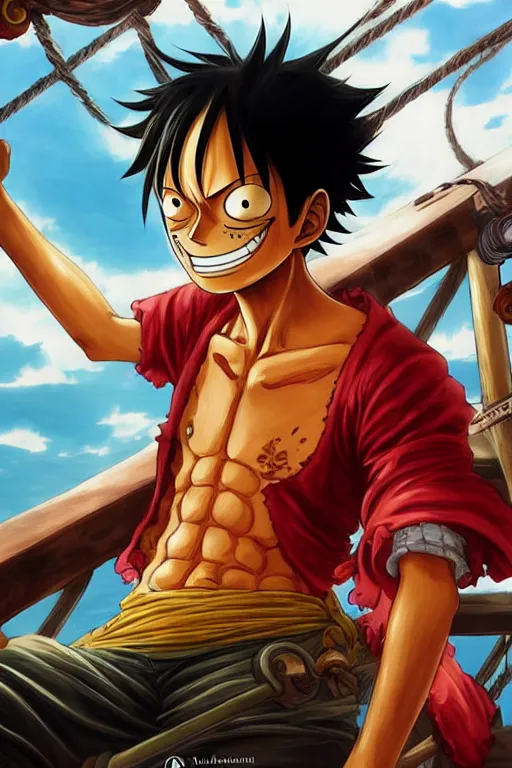 Pirate King IshowSpeed, anime art, One Piece high