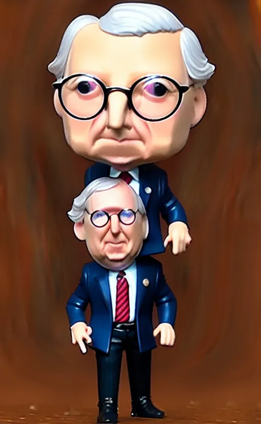 Prompt: mitch mcconnell funko pop