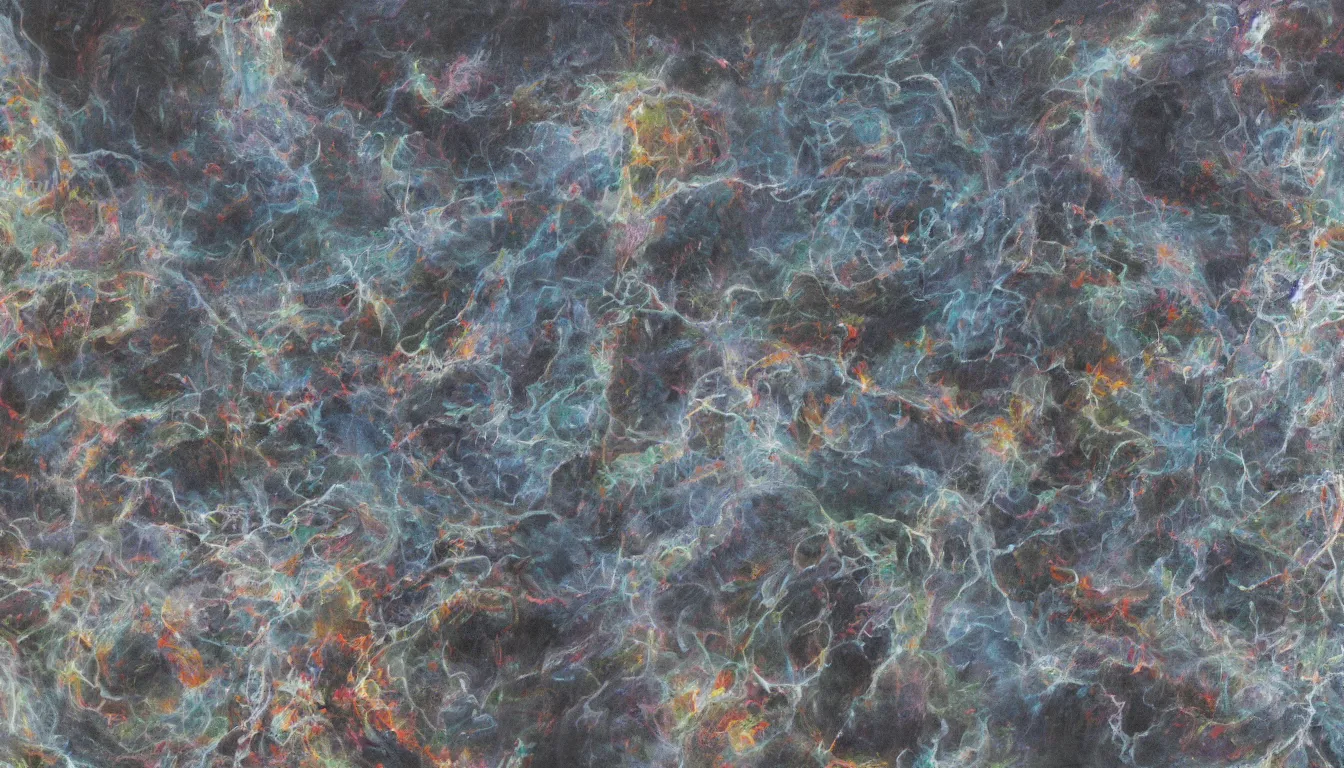 Image similar to highly detailed painting of the void