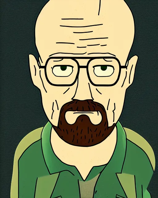 prompthunt: breaking bad crossover with rick and morty, deviantart