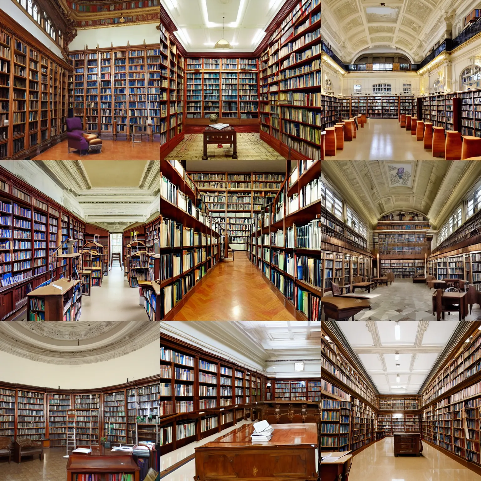 Prompt: the library of the national medical academy