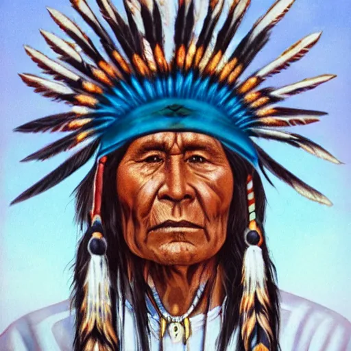Image similar to native american chief -