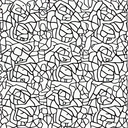 Image similar to random pig pattern 2d flat cell shaded