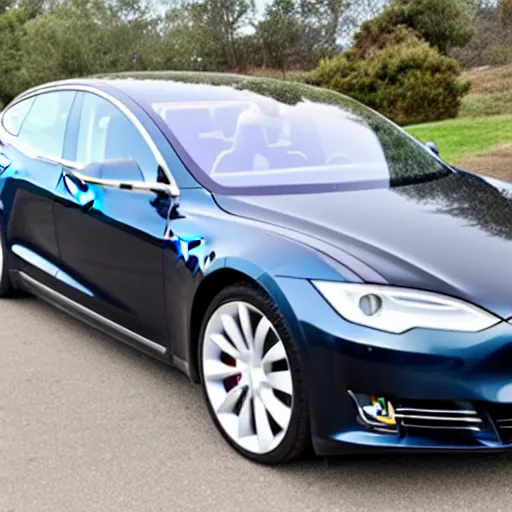 Image similar to tesla station wagon