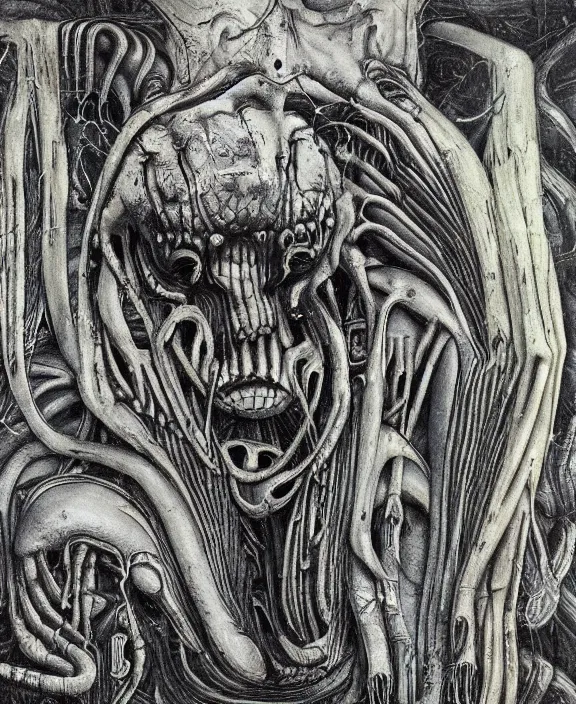 Image similar to when the impostor is sus by hr giger