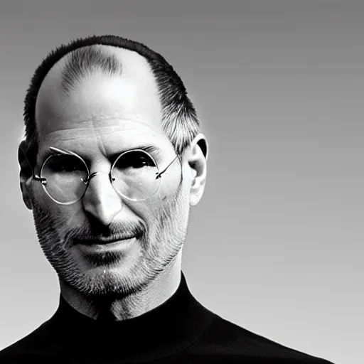 Image similar to Steve Jobs demos failed product iTopHat (2007) looks ridiculous on his head HDR Getty