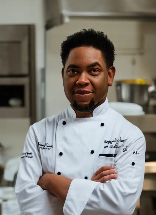 portrait photo still of real life chef jerome mcelroy, | Stable ...