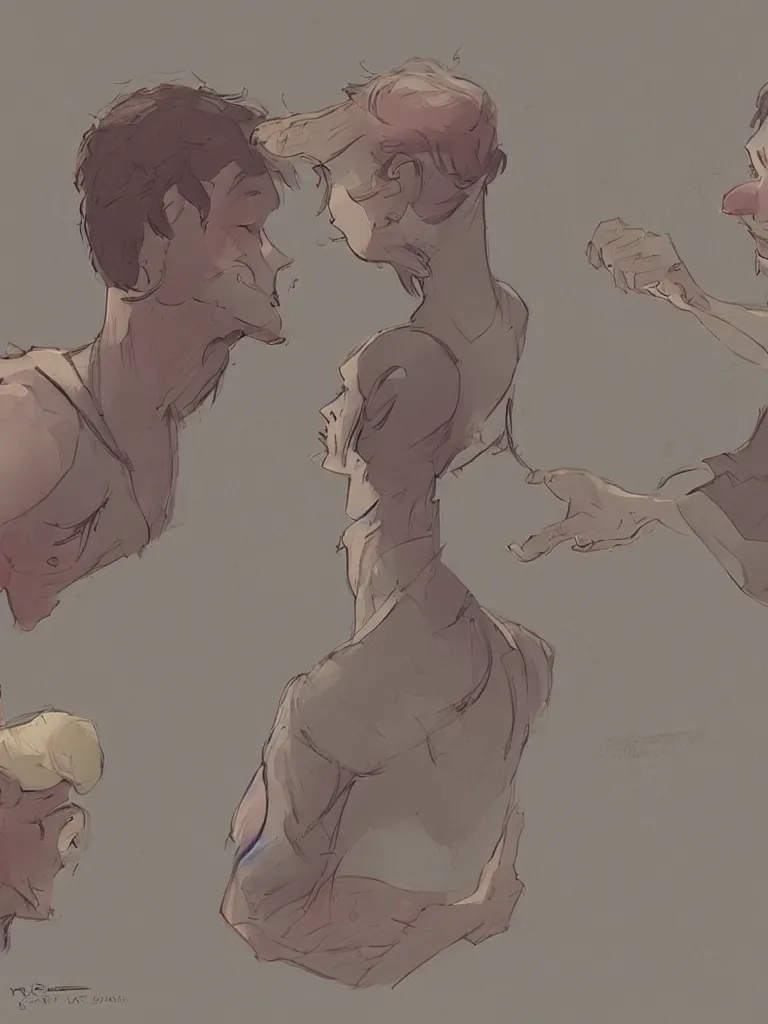 Image similar to gay love by disney concept artists, blunt borders, rule of thirds