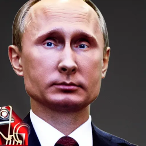 Image similar to photo of roboputin