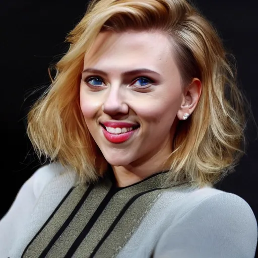 Image similar to scarlett johansson as a hamster