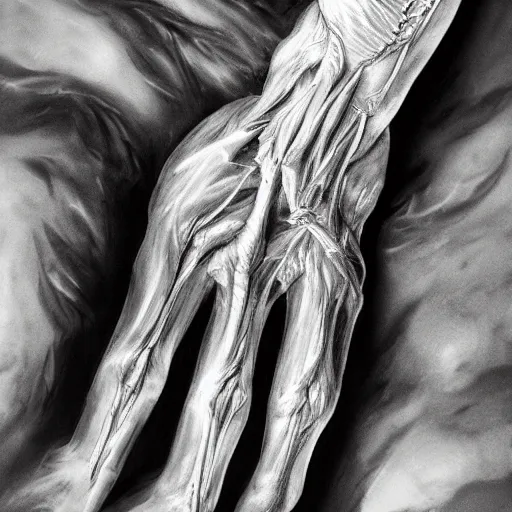Image similar to highly realistic artwork, human fingers, photography, uhd, 8 k by diego fazio, highly anatomy