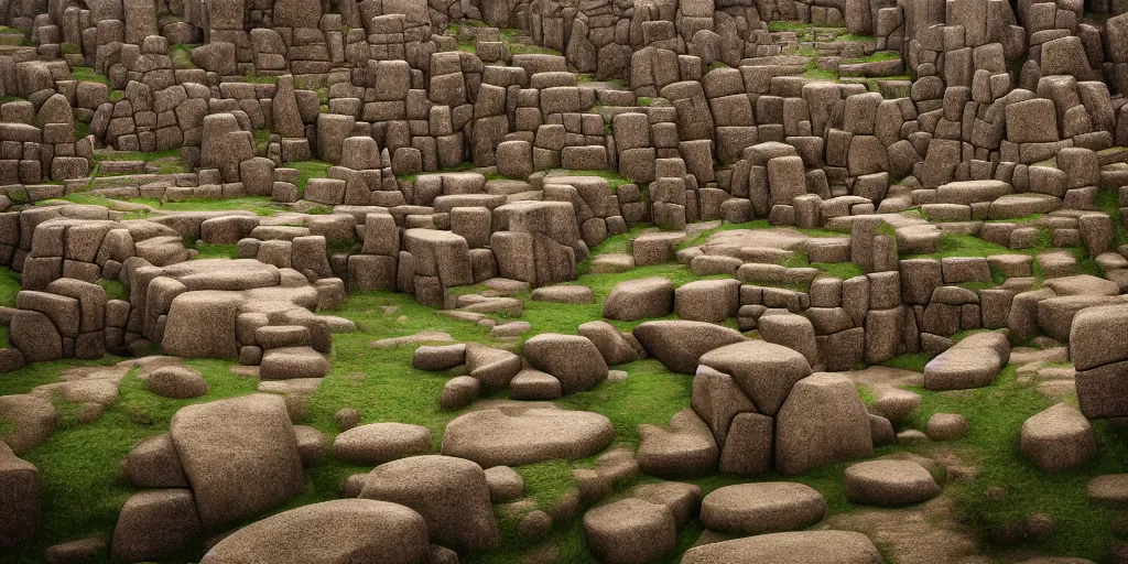 Prompt: sacsayhuaman, unreal 5, hyperrealistic, realistic, photorealistic, dynamic lighting, highly detailed, cinematic landscape, studio landscape, studio lighting