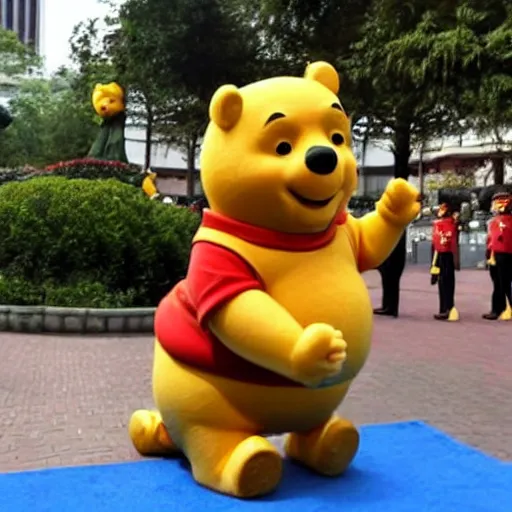 Prompt: xi jinping as winnie the pooh.