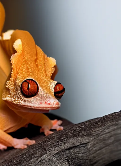 Image similar to a beautiful crested gecko