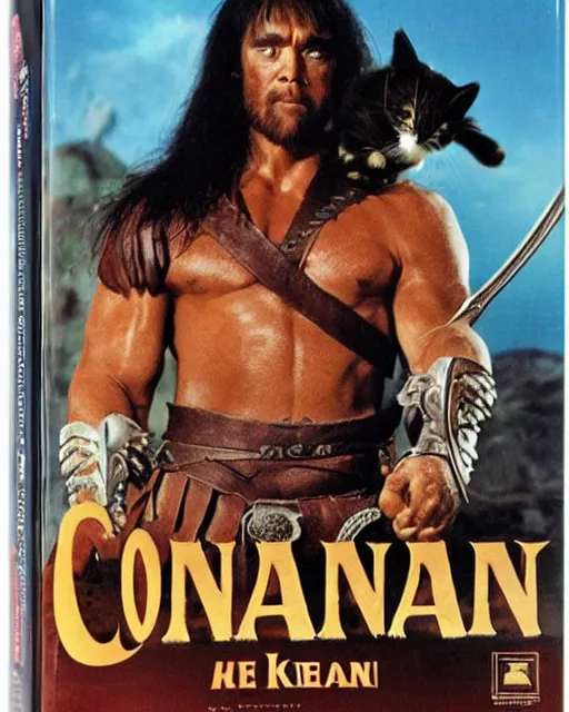 Conan the Barbarian Adopts a Cute Kitten' blu-ray DVD | Stable