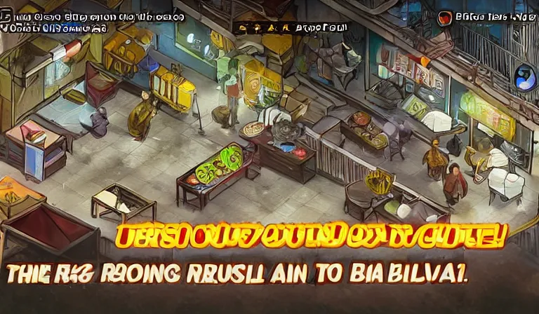 Image similar to screenshot from a first - person rpg game set in binondo