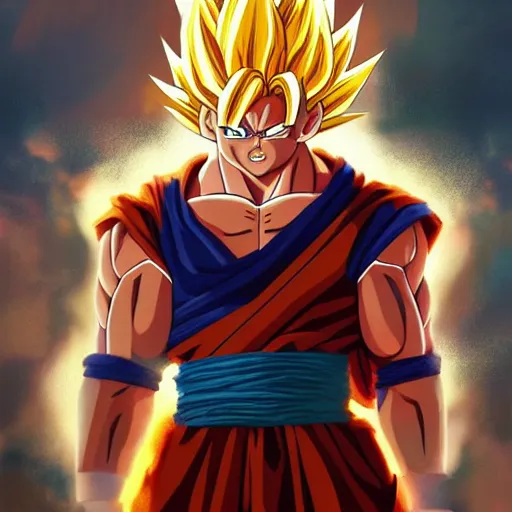 Super Saiyan Goku by @jesuspb on Instagram. : r/dbz