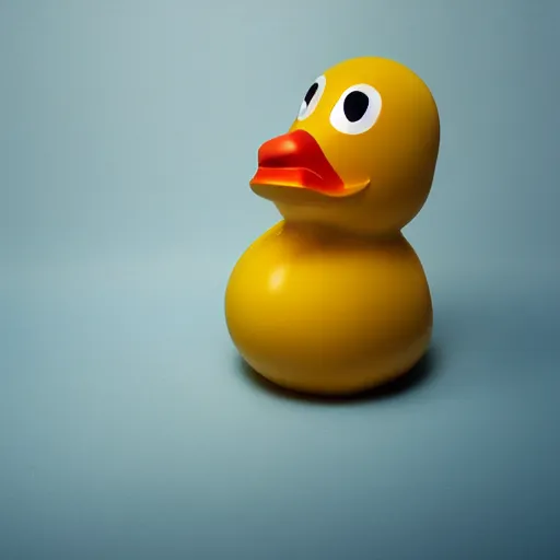 Image similar to rubber ducky, studio lighting