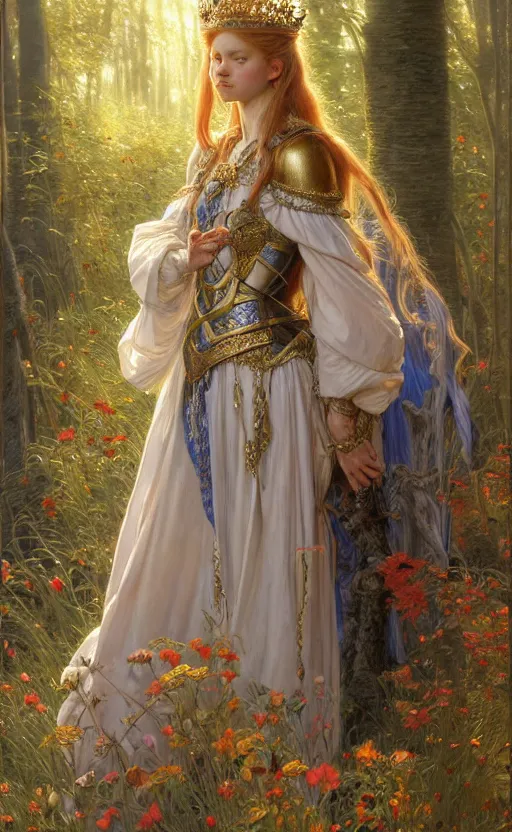 Image similar to highly detailed full shot portrait of a enchanted wolf in the form of a beautiful young princess. d & d, art by donato giancola and ruan jia and carl larsson and magali villeneuve. trending on artstation, intricate details, energetic composition, golden ratio, concept art, illustration, elegant art