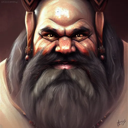 Image similar to portrait painting of a dwarven berserker, sharp focus, award - winning, trending on artstation, masterpiece, highly detailed, intricate. art by aurore folny