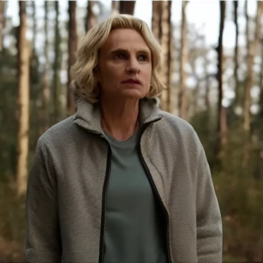 Image similar to sue sylvester in the film annihilation