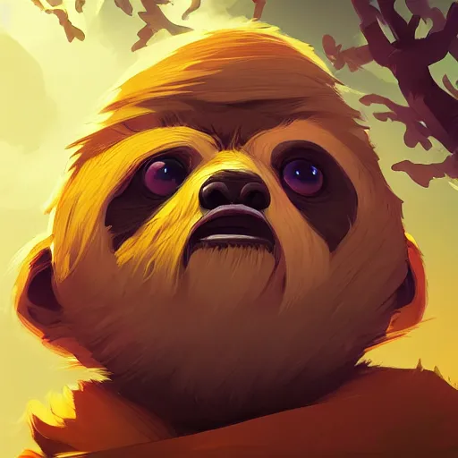 Image similar to face icon stylized minimalist ewoks, loftis, cory behance hd by jesper ejsing, by rhads, makoto shinkai and lois van baarle, ilya kuvshinov, rossdraws global illumination