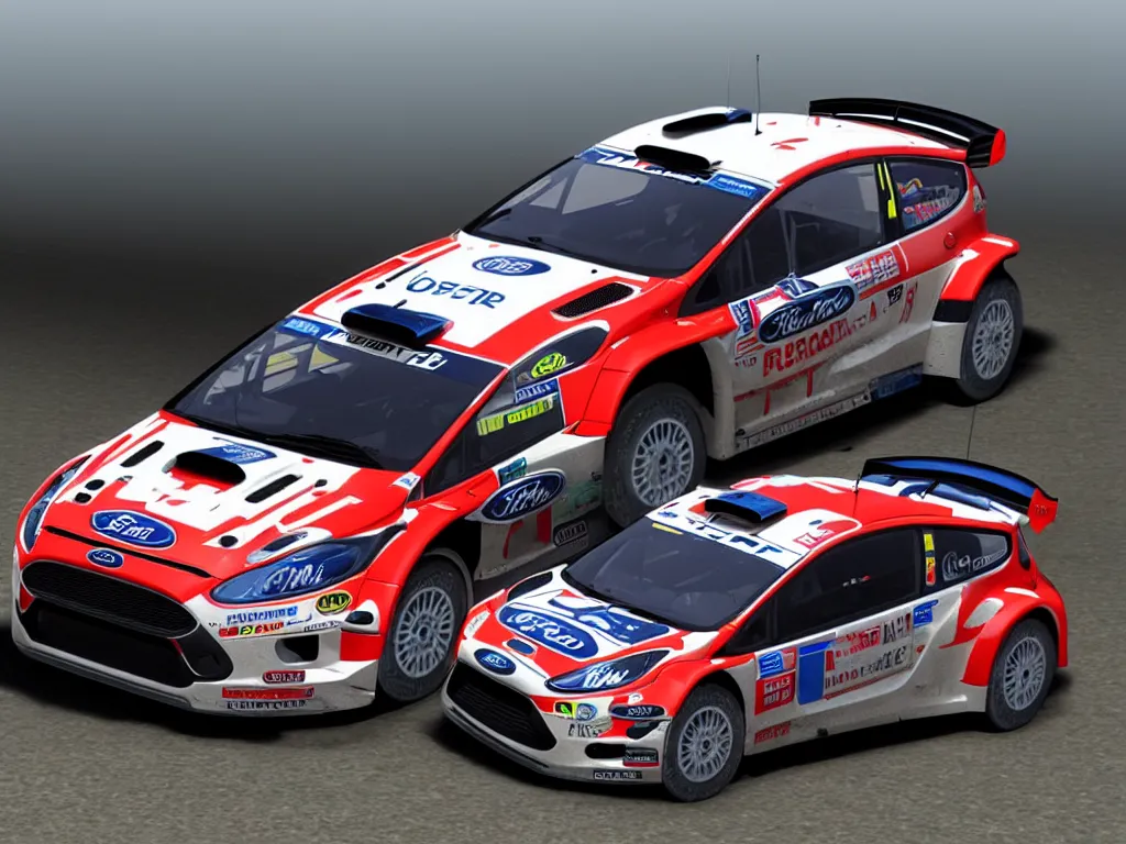 Image similar to “Ford Fiesta WRC Rally Car, 8k, ultra realistic”