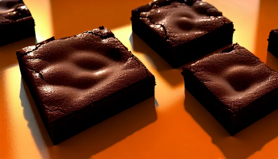 Prompt: a non-euclidean brownie pan, photo realistic, Raytracing, realistic reflections, HD, 4k, 8k, soft lighting