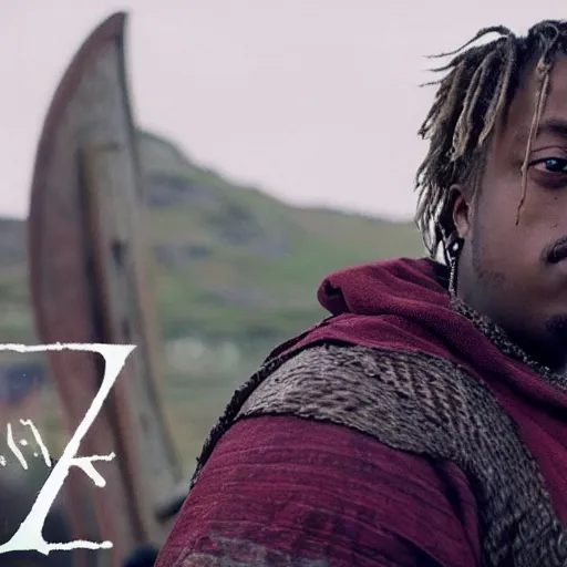 Prompt: juice wrld in Vikings 4k quality super realistic