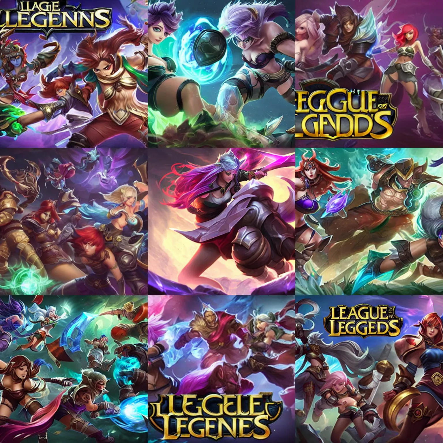 League of Legends Champion Collage 2018 (1) by Dextar-Gravelle on DeviantArt