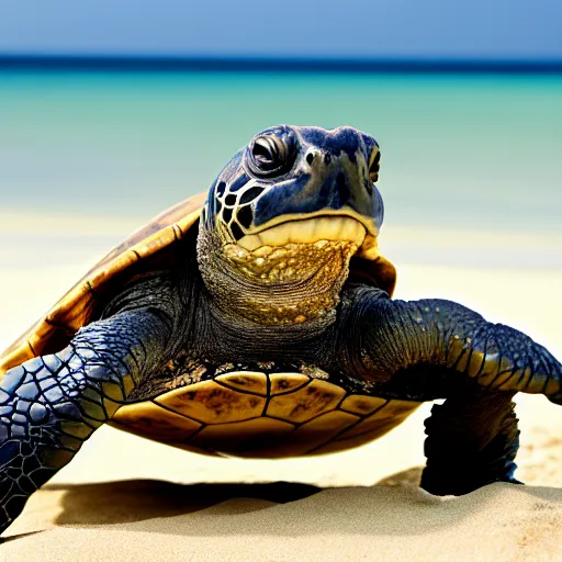 Prompt: An astonished mouth open Winston Churchill discovers the first turtle ever in Galapagos, national geographic, BBC, XF IQ4, f/3.2, ISO 200, 1/160s, 8K, RAW, unedited, face retouched, AI enhanced