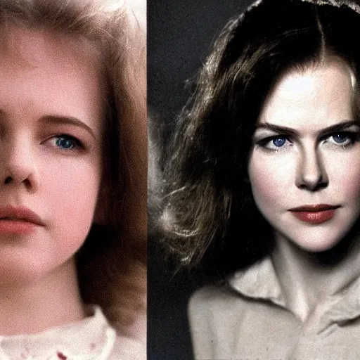 Image similar to face of young Russian Nicole Kidman