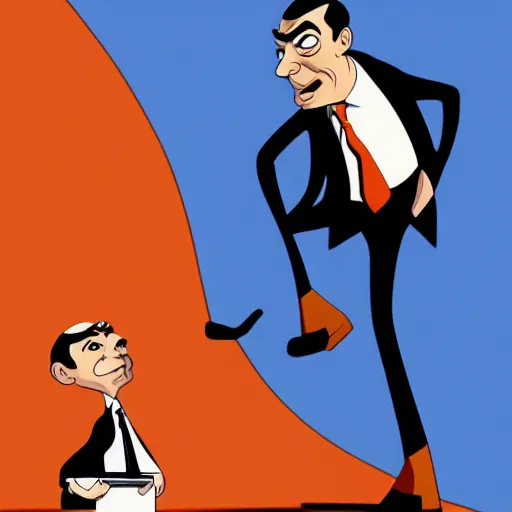 Image similar to Mr. Bean by Bruce Timm