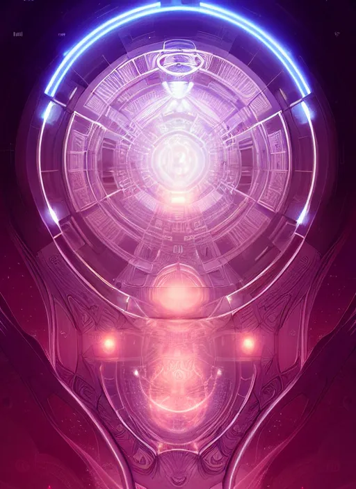 Image similar to symmetry!! product render poster timetravel! scifi, glowing lights! intricate, elegant!, highly detailed, artstation, concept art, smooth, ( sharp focus ), ( illustration ), art by artgerm