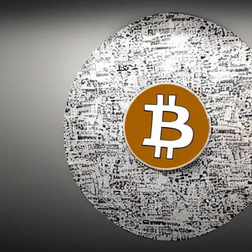Prompt: a mountain made out of computer screens that display bitcoin logos, cinematic, post - apocalyptic landscape, unreal engine 5, harsh contrast lighting