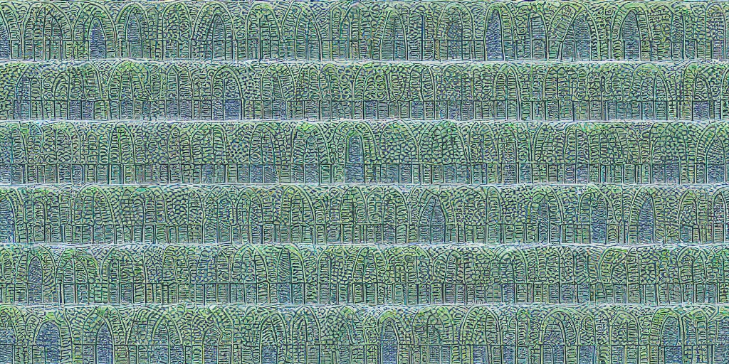 Image similar to a seamless pattern of aqueducts