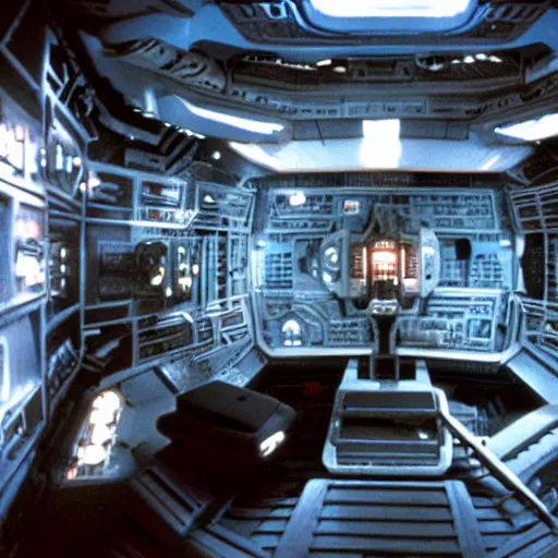 Image similar to external view of the Nostromo spaceship of the Alien movie