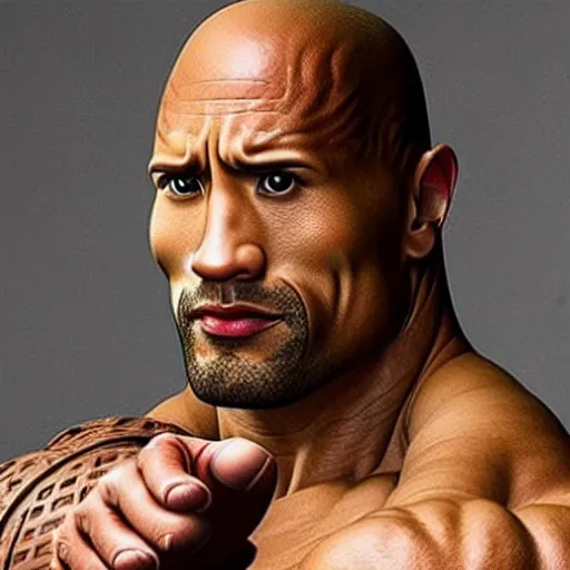 Prompt: Potato Dwayne Johnson