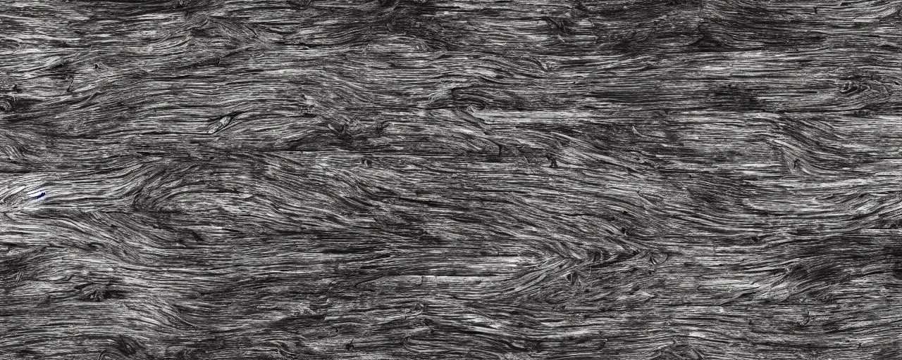 Prompt: 2d aged and worn woodgrain, black and white detailed photorealistic texture