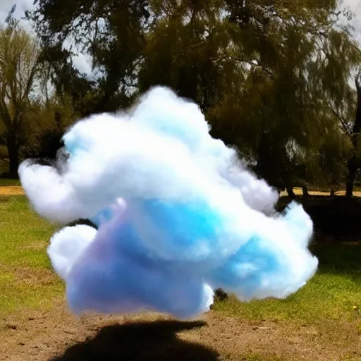 Image similar to a cotton candy tornado