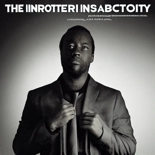 Prompt: the intruder, detective baggs, album cover