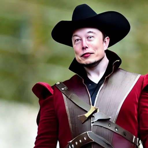 Image similar to elon musk as a musketeer