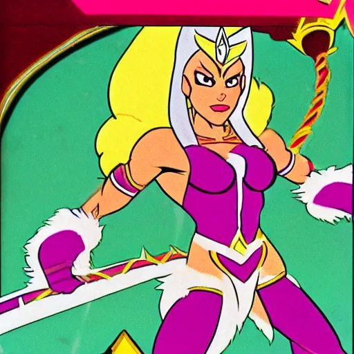 Prompt: Catra from She-Ra: Princess of Power (1985)